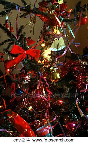 Decorated Christmas Tree View Large Photo Image Picture - Decorated Christmas Tree. Fotosearch