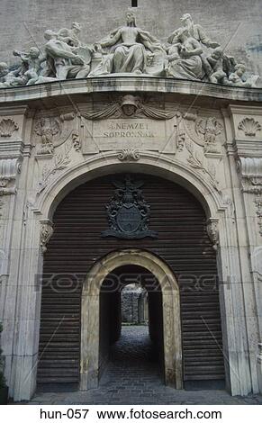 Decorative Archway Sopron Hungary View Large Photo Image Stock Photo - Decorative Archway Sopron Hungary. Fotosearch