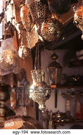 Decorative Brass Objects Egypt View Large Photo Image Picture - Decorative Brass Objects Egypt. Fotosearch