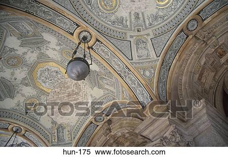 Decorative Roof of the Opera House Foyer Budapest Hungary View Large Photo Image Stock Photography - Decorative Roof of the Opera House Foyer Budapest Hungary. Fotosearch