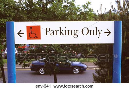 Disabled Parking Sign View Large Photo Image Stock Image - Disabled Parking Sign. Fotosearch