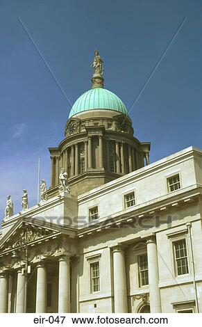 Dome of Custom House Dublin Ireland View Large Photo Image Stock Photo - Dome of Custom House Dublin Ireland. Fotosearch