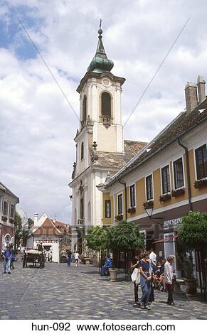 Dumtsa Jeno utca Szentendre Hungary View Large Photo Image Stock Image - Dumtsa Jeno utca Szentendre Hungary. Fotosearch