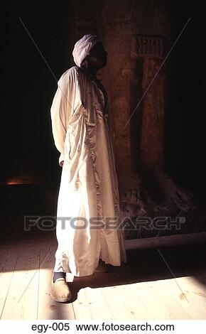 Egyptian Man in Long White Clothes Egypt Africa View Large Photo Image Stock Photography - Egyptian Man in Long White Clothes Egypt Africa. Fotosearch