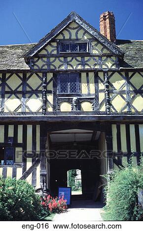 Entrance to Stokesay Castle Shropshire England UK View Large Photo Image Stock Photograph - Entrance to Stokesay Castle Shropshire England UK. Fotosearch