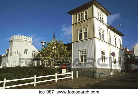 Facade of a Steel Clad Building Reykjavik Iceland View Large Photo Image Stock Photo - Facade of a Steel Clad Building Reykjavik Iceland. Fotosearch