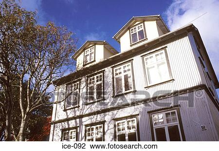 Facade of a Steel House Reykjavik Iceland View Large Photo Image Stock Image - Facade of a Steel House Reykjavik Iceland. Fotosearch