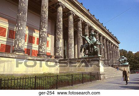 Facade of Altes Museum Berlin Germany View Large Photo Image Picture - Facade of Altes Museum Berlin Germany. Fotosearch