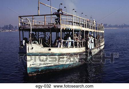 Ferry Boat on the Nile at Luxor Egypt Africa View Large Photo Image Stock Image - Ferry Boat on the Nile at Luxor Egypt Africa. Fotosearch