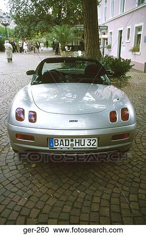 Fiat Sports Car Germany View Large Photo Image Stock Image - Fiat Sports Car Germany. Fotosearch