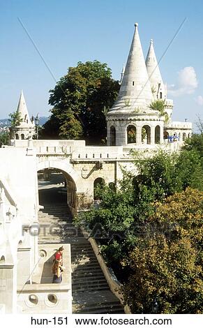 Fisherman's Bastion Old Town Budapest Hungary View Large Photo Image Stock Image - Fisherman's Bastion Old Town Budapest Hungary. Fotosearch