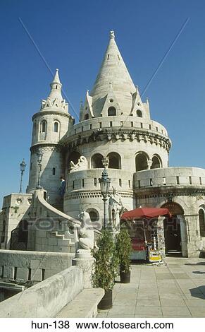 Fisherman's Bastion Old Town Budapest Hungary View Large Photo Image Stock Photo - Fisherman's Bastion Old Town Budapest Hungary. Fotosearch