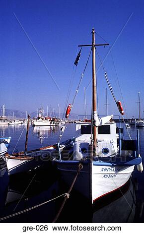 Fishing Boat in Piraeus Harbour View Large Photo Image Stock Photograph - Fishing Boat in Piraeus Harbour. Fotosearch