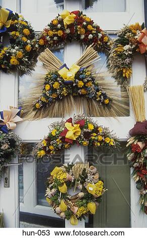 Flower Garlands Sopron Hungary View Large Photo Image Stock Image - Flower Garlands Sopron Hungary. Fotosearch