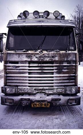 Front of Large Lorry Scandinavia View Large Photo Image Stock Photography - Front of Large Lorry Scandinavia. Fotosearch