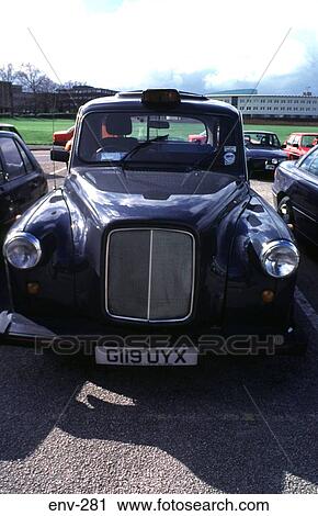 Front of London Black Taxi Cab View Large Photo Image Stock Image - Front of London Black Taxi Cab. Fotosearch