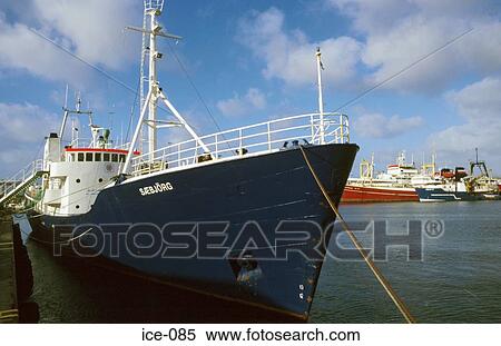 Front View of a Ship at Quayside Reykjavik Iceland View Large Photo Image Stock Photography - Front View of a Ship at Quayside Reykjavik Iceland. Fotosearch