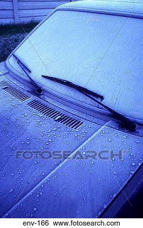 Stock Photograph - Frost Covered Car. Fotosearch