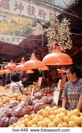 Fruit Market Stall Hong Kong China View Large Photo Image Stock Photo - Fruit Market Stall Hong Kong China. Fotosearch