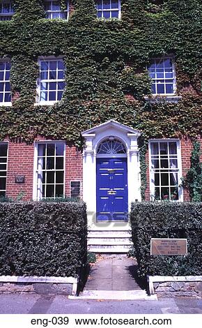 Stock Photo - Georgian Town House Reading England UK. Fotosearch
