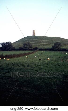 Glastonbury Tor Somerset England View Large Photo Image Stock Image - Glastonbury Tor Somerset England. Fotosearch