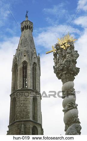 Goat Church Fo Ter Sopron Hungary View Large Photo Image Stock Photo - Goat Church Fo Ter Sopron Hungary. Fotosearch