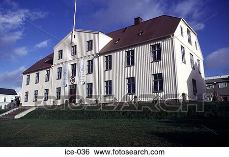 Government House Reykjavik Iceland View Large Photo Image Stock Photograph - Government House Reykjavik Iceland. Fotosearch