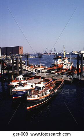 Stock Photo - Hamburg Harbour Germany. Fotosearch