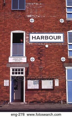 Stock Photo - Harbour Facilities Office Weymouth Dorset. Fotosearch