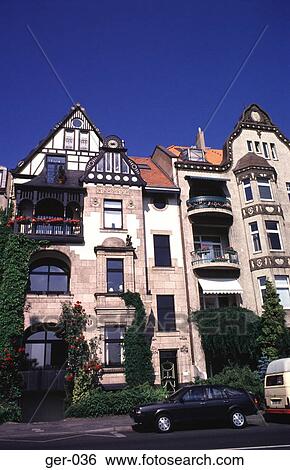 Houses Dusseldorf Germany View Large Photo Image Stock Photograph - Houses Dusseldorf Germany. Fotosearch