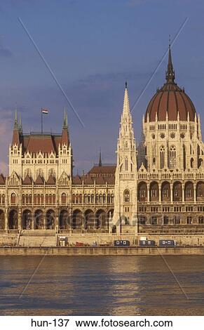 Stock Photo - Houses of Parliament Budapest Hungary. Fotosearch