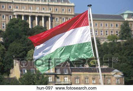 Hungarian Flag Budapest Hungary View Large Photo Image Stock Photo - Hungarian Flag Budapest Hungary. Fotosearch