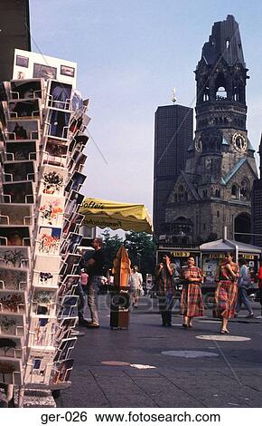 Stock Photograph - Kaiser Wilhelm Church Berlin Germany. Fotosearch