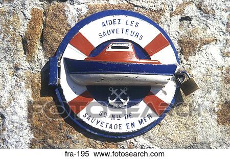 Lifeboat Collection Box France View Large Photo Image Stock Photography - Lifeboat Collection Box France. Fotosearch