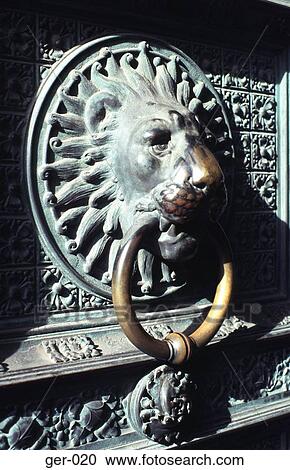 Lion Door Knocker Koln Cathedral Germany View Large Photo Image Stock Image - Lion Door Knocker Koln Cathedral Germany. Fotosearch