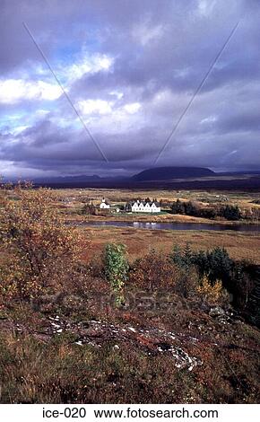 Lone Church in an Empty Landscape Pingvellir Iceland View Large Photo Image Stock Image - Lone Church in an Empty Landscape Pingvellir Iceland. Fotosearch