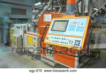 Stock Image - Machinery at Printers Egypt. Fotosearch