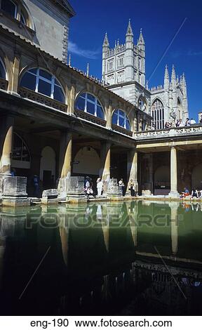 Main Pool Roman Bath UK View Large Photo Image Stock Image - Main Pool Roman Bath UK. Fotosearch