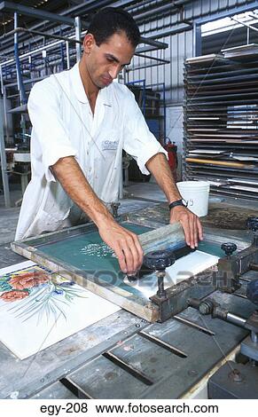 Man Preparing Printing Plate Heliopolis Egypt View Large Photo Image Stock Photo - Man Preparing Printing Plate Heliopolis Egypt. Fotosearch