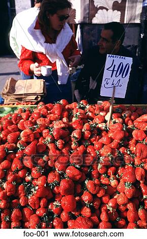 Market Trader Selling Strawberries Greece View Large Photo Image Stock Image - Market Trader Selling Strawberries Greece. Fotosearch