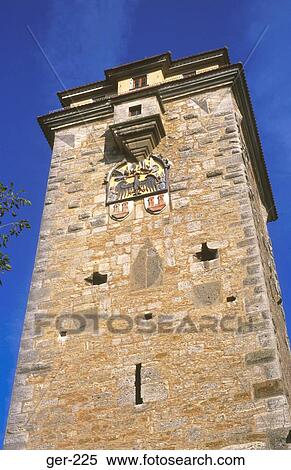 Medieval Tower Rothenburg Germany View Large Photo Image Stock Photography - Medieval Tower Rothenburg Germany. Fotosearch