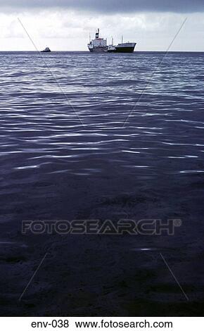 Stock Photo - Merchant Ships in Gulf of Mexico North America. Fotosearch