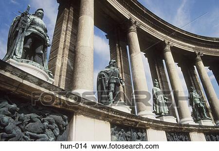 Millennium Monument Budapest Hungary View Large Photo Image Picture - Millennium Monument Budapest Hungary. Fotosearch