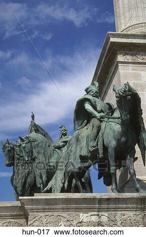 Millennium Monument Budapest Hungary View Large Photo Image Stock Photo - Millennium Monument Budapest Hungary. Fotosearch