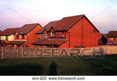 Modern UK Housing Estate View Large Photo Image Stock Image - Modern UK Housing Estate. Fotosearch