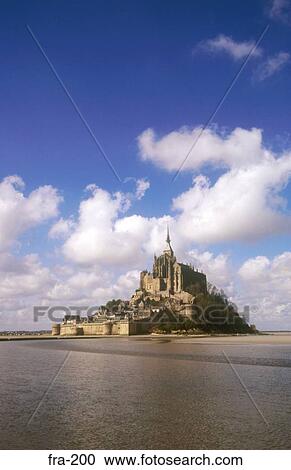 Mont St Michael France View Large Photo Image Stock Image - Mont St Michael France. Fotosearch