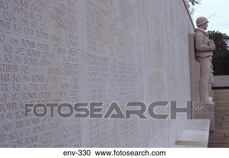 Names Engraved on American WWII War Memorial View Large Photo Image Stock Image - Names Engraved on American WWII War Memorial. Fotosearch