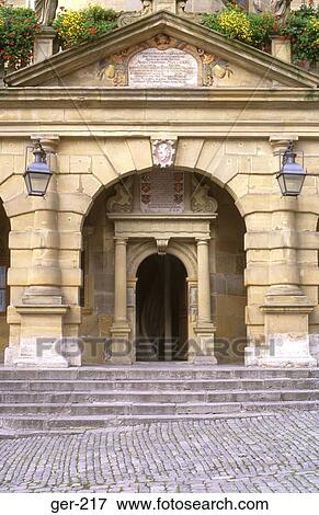 Neo Classical Town Hall Rothenburg Germany View Large Photo Image Stock Photo - Neo Classical Town Hall Rothenburg Germany. Fotosearch