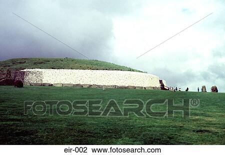 Neolithic Burial Mound Newgrange Ireland View Large Photo Image Stock Image - Neolithic Burial Mound Newgrange Ireland. Fotosearch