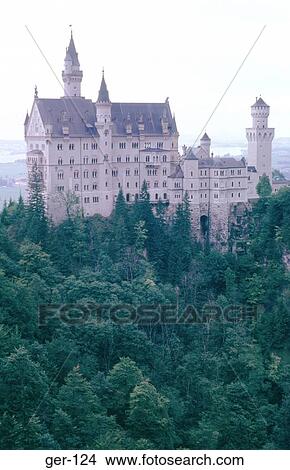 Neuschwanstein Castle Bavaria Germany View Large Photo Image Picture - Neuschwanstein Castle Bavaria Germany. Fotosearch
